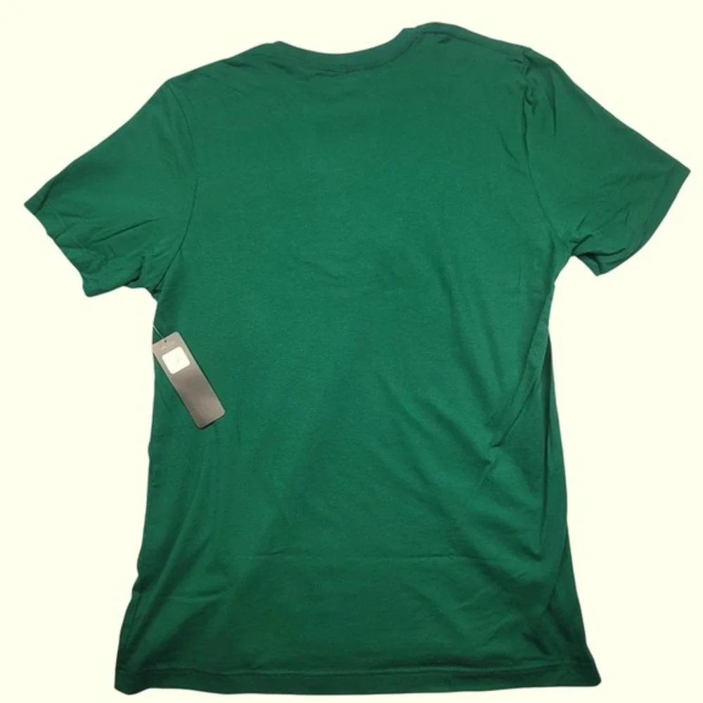 New York Jets‎ NFL Mens Green Graphic T-Shirt Cotton Crew Neck Large FOCO NWT